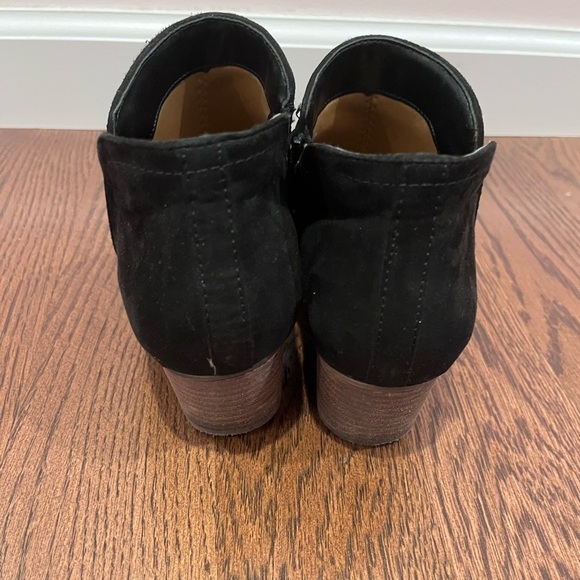 Fergie Black Suede Mini Boots Women’s 6.5 - Picture 5 of 8